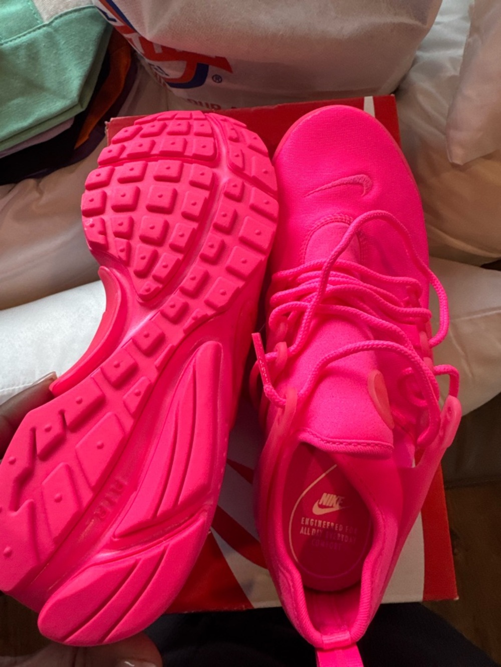 Nike Women’s Neon Pink Athletic Sneakers